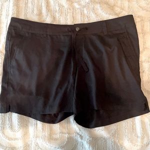 Black outdoor shorts
